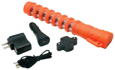 EMERGENCY LED BATON ROAD FLARE 3-RED LED