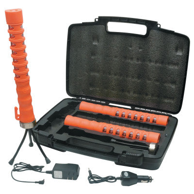 Super Road Flares, Baton, Rechargeable, Red