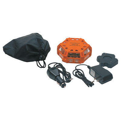 Universal Road Flares, Rechargeable, Red, 2 lb
