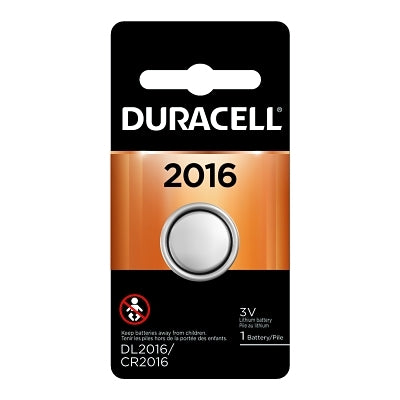 DURACELL 2016 3V LITHIUMCOIN BATTERY 1 EA/PK