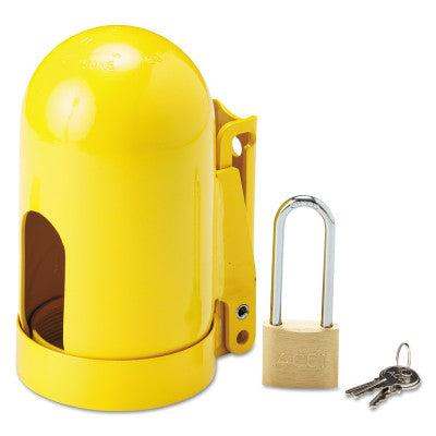 Snap Cap Gas Cylinder Lockouts, 5.004 in x 3.858 in x 6 1/2 in, Fine Thread