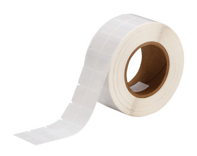 Thermal Transfer Printable Labels, 1.91 in x 1 in, White/Translucent