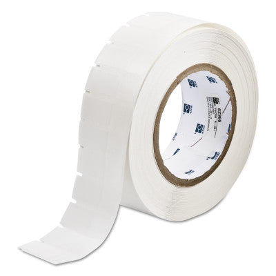 Thermal Transfer Printer Labels, 1/2 in, White/Translucent