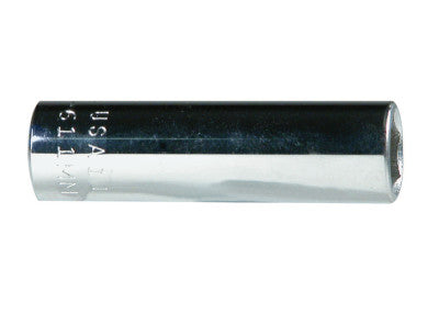Metric Deep Wrench Sockets, 3/8 in Drive, 13 mm, 6 Points