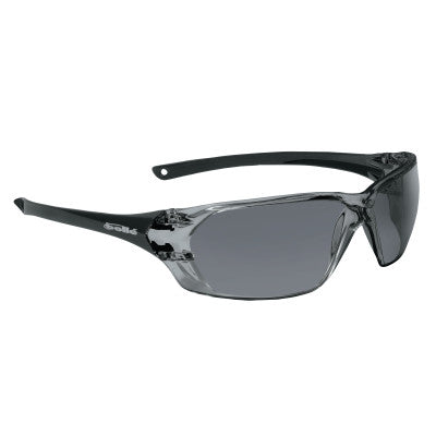Prism Series Safety Glasses, Smoke Lens, Anti-Fog, Anti-Scratch, Black Frame