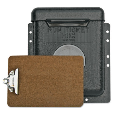 PETOL Run Ticket Boxes w/Hinged Lid, 1-1/2 lbs., Polyethylene