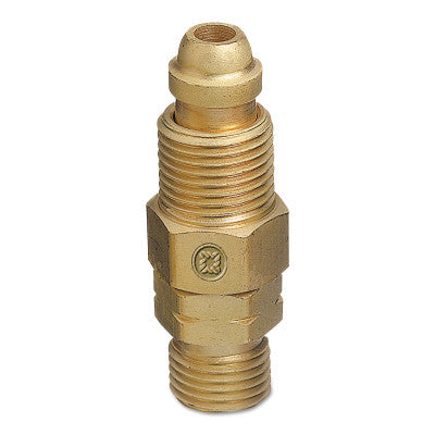 Inert Arc Hose & Torch Adapters, Brass, Straight, Male/Male, RH to RH