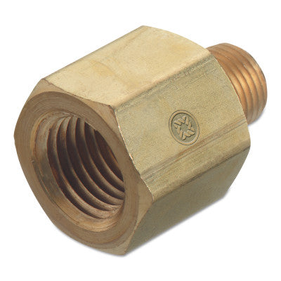 Pipe Thread Adapters, 3,000 PSIG, Brass, 1/2 in (NPT), 3/8 in NPT (M)