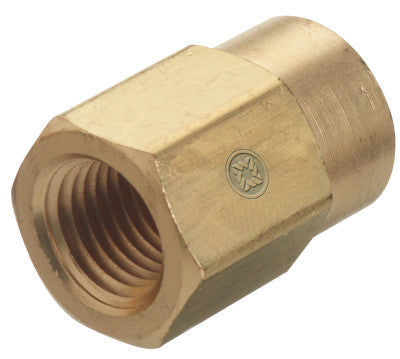 Pipe Thread Reducer Couplings, Connector, 3,000 PSIG, Brass, 1/4 in; 1/8" (NPT)