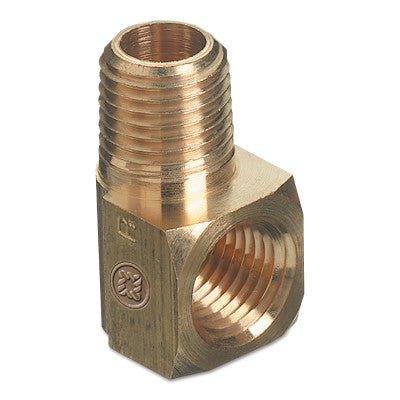 Pipe Thread Elbows, Connector, 1,000 PSIG, Brass, 1/8 in (NPT)