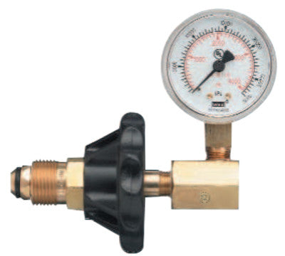 Cylinder Pressure Testing Gauges, Nitrogen, Brass, CGA-580