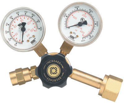 REB Series Light Duty Single Stage Regulators, Oxygen, CGA 540, 3,000 psi inlet
