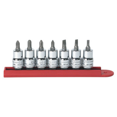 7 Piece Bit Socket Sets