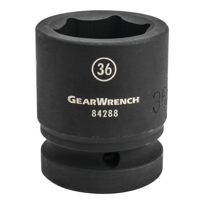 1 in Drive 6 Point Standard Impact Sockets, 46 mm