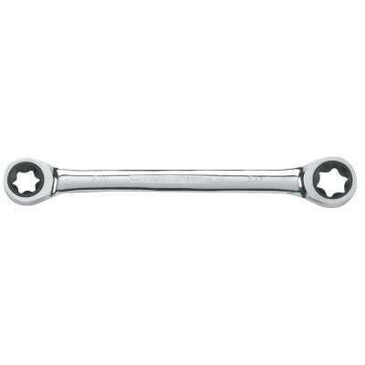 Torx Double Box Ratcheting Wrenches, E20 x E24, 9.055" L