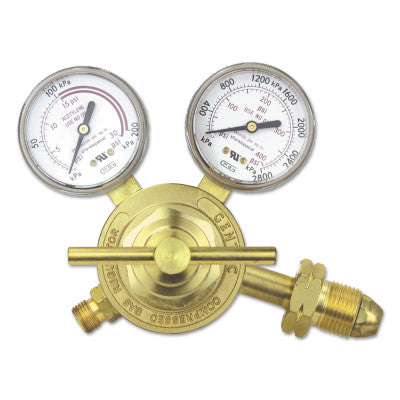 Single Stage Regulators, Acetylene, CGA 510, 400 psi inlet