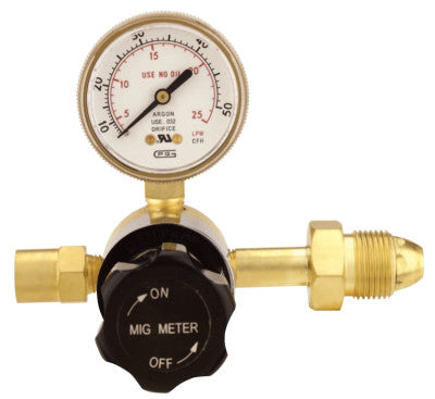 Flow Gauge Regulators, Argon Ar/CO2, CGA 580