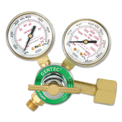 Single Stage Regulators, Oxygen, CGA 540, 4,000 psi inlet