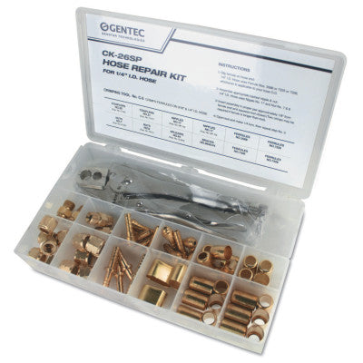 Hose Repair Kits, Includes Nuts, Ferrules, Couplers, Splicer, Pliers