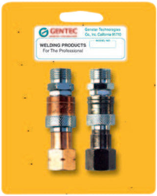Quick Connector Sets, Hose-to-Torch Connector Set 145 psi, Fuel/Oxygen