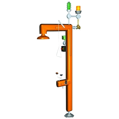 HEATED SAFETY STATION W/EYE/FACE WASH TOP INLET