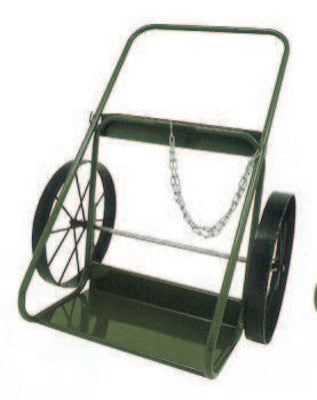 400 Series Carts, Holds 9.5"-12.5" dia. Cylinders, 20 in Steel Wheels, 33" W