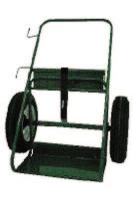 400 Series Carts, 2 Cylinder, 9.5"-12.5" dia., 16" Pneum. Wheels, w/Toolbox