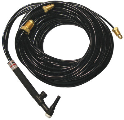 WP-20V Water Cooled Tig Torch Kit, Angled Head, 3/4 in Handle, 25 ft Cable