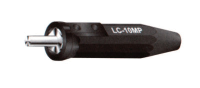Machine Plug, Single-Oval-Point Screw Connection, 1/0-4 Cap., Black, LE LC-10MP
