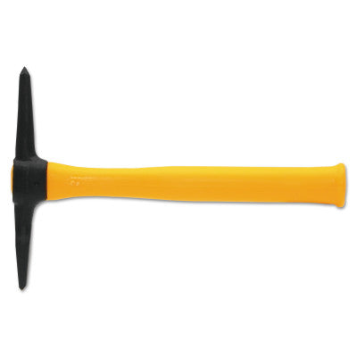 Chipping Hammers, 12 in, 16 oz Head, Cross Chisel and Pick, Plastic Handle