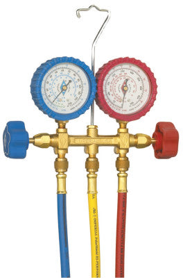 Deluxe 2-Valve Brass Manifolds With Charging Lines