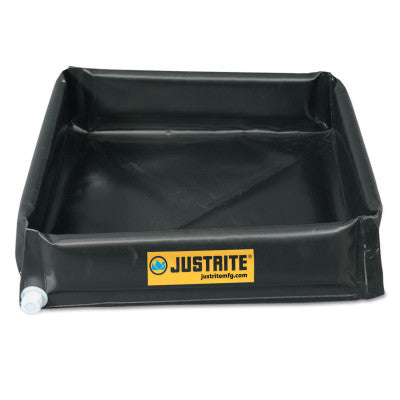 Mini-Berm Flex Trays, Black, 30 gal, 3 ft x 3 ft