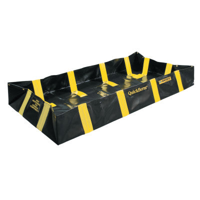 QuickBerm Spill Containment Berms, Black, 235 gal, 8 ft x 4 ft