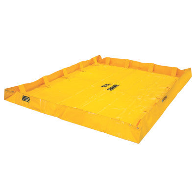 QuickBerm Lite Spill Containment Berms, Yellow, 318 gal, 96 in x 96 in