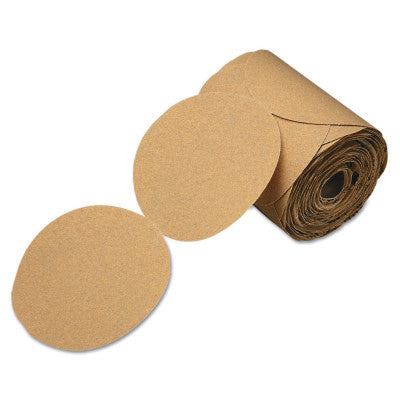Stikit Gold Disc Rolls 216U, Aluminum Oxide, 5 in Dia.