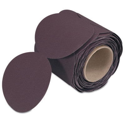 Stikit Disc Rolls 241D, Aluminum Oxide, 5 in Dia., P50 Grit