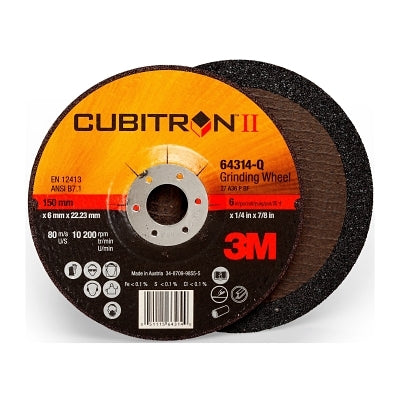 CUBITRON 2 DEPR CENT GRIND WHL 78467-Q 5X1/4X7/8