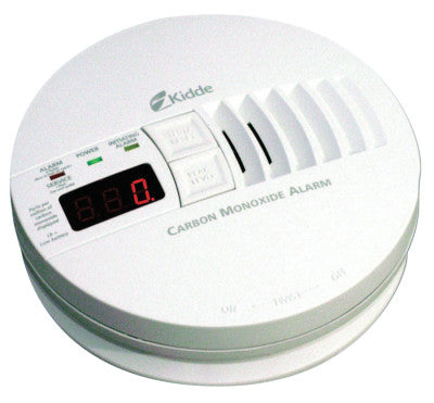 Carbon Monoxide Alarms w/ Digital Display, Carbon Monoxide, Electrochemical