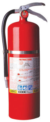 ProPlus Multi-Purpose Dry Chemical Fire Extinguisher - ABC Type, 10 lb Cap. Wt.