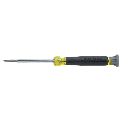 4-in-1 Electronics Screwdriver, with #0, #00 Phillips; 1/8 in, 3/32 in Tips