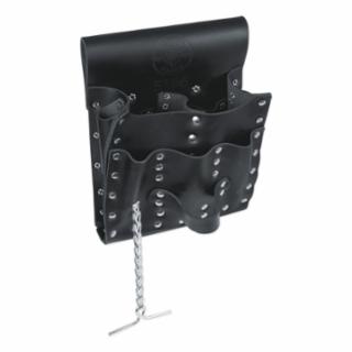 7-Pocket Multi-Purpose Tool Pouches, 7 Compartments, Leather