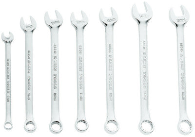 7 Piece Metric Combination Wrench Sets, 12 Points, Metric