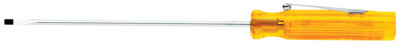 Vaco Pocket-Clip Slotted Cabinet Tip Screwdrivers, 1/8 in, 3 7/8 in Overall L