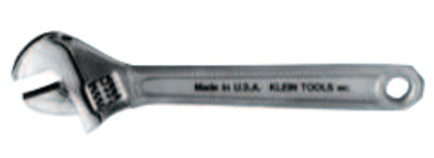 Extra Capacity Adjustable Wrenches, 10in Long, 1 5/16 in Opening, Chrome, Dipped