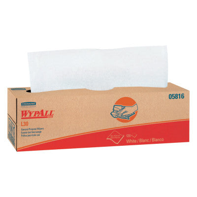 WypAll L30 Wipers, Pop-Up Box, White