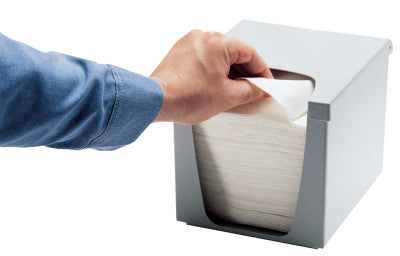 Quaterfold Wiper Dispensers, Portable, Metal, Chrome