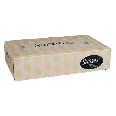 Surpass Facial Tissue, 8.3 in x 8 in
