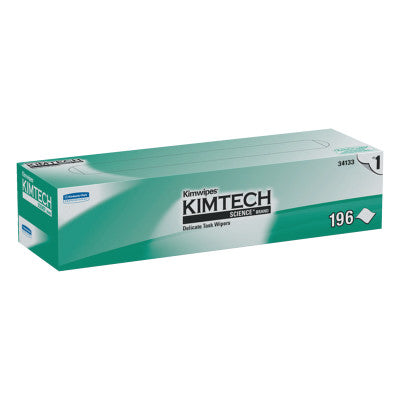 Kimtech Science Kimwipes Delicate Task Wipers, Pop-Up Box, White, 196 per box