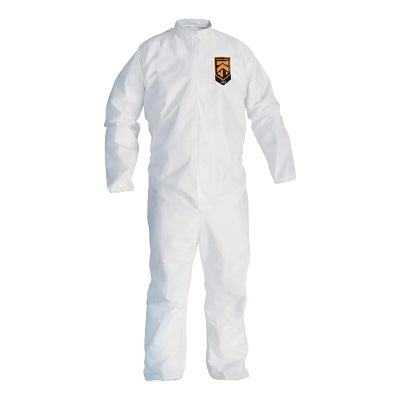 MEDIUM KLEENGUARD EXTRAWHITE COVERALL ZIPPER FR