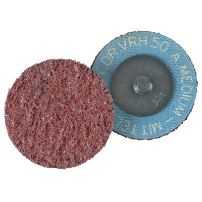 Combidisc Non-Woven Discs, 3 in, 60 Grit A/O, 5000 rpm, Brown